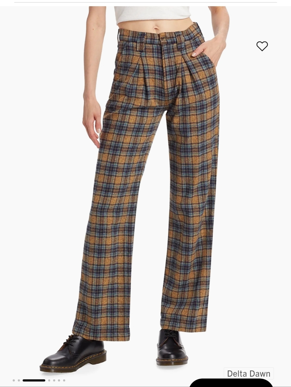 MOTHER Plaid Pants - Picture 2 of 5